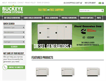 Tablet Screenshot of buckeyepowersystems.com